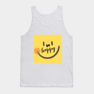 Be Happy and Smile Tank Top